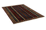 Gabbeh - Qashqai Персийски връзван килим 220x146 - Снимка 1