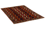 Gabbeh - Qashqai Персийски връзван килим 177x124 - Снимка 1