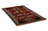 Qashqai - Gabbeh Персийски връзван килим 201x117 - Снимка 1