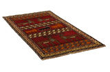 Gabbeh - Qashqai Персийски връзван килим 205x104 - Снимка 1