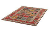 Gabbeh - Bakhtiari Персийски връзван килим 192x138 - Снимка 2