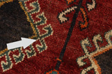 Gabbeh - Qashqai Персийски връзван килим 191x141 - Снимка 17