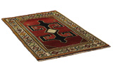 Gabbeh - Qashqai Персийски връзван килим 180x104 - Снимка 1