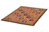 Gabbeh - Bakhtiari Персийски връзван килим 155x108 - Снимка 2