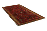 Yalameh - Qashqai Персийски връзван килим 320x152 - Снимка 1