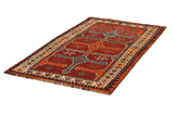 Gabbeh - Qashqai Персийски връзван килим 211x113 - Снимка 2