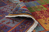 Gabbeh - Bakhtiari Персийски връзван килим 235x120 - Снимка 5