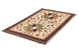 Gabbeh - Qashqai Персийски връзван килим 195x118 - Снимка 2
