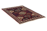 Gabbeh - Bakhtiari Персийски връзван килим 166x108 - Снимка 1