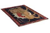 Kashkooli - Gabbeh Персийски връзван килим 165x112 - Снимка 1
