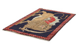 Kashkooli - Gabbeh Персийски връзван килим 165x112 - Снимка 2