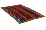 Gabbeh - Qashqai Персийски връзван килим 200x121 - Снимка 1