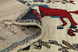 Gabbeh - Qashqai Персийски връзван килим 210x118 - Снимка 5