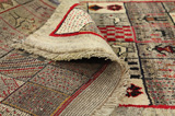 Gabbeh - Qashqai Персийски връзван килим 203x95 - Снимка 5