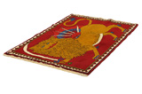 Kashkooli - Gabbeh Персийски връзван килим 150x102 - Снимка 2