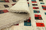 Gabbeh - Bakhtiari Персийски връзван килим 147x112 - Снимка 5