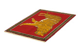 Kashkooli - Gabbeh Персийски връзван килим 128x82 - Снимка 2