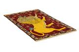 Kashkooli - Gabbeh Персийски връзван килим 135x83 - Снимка 1