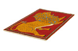 Kashkooli - Gabbeh Персийски връзван килим 125x83 - Снимка 2