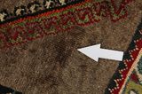 Gabbeh - Qashqai Персийски връзван килим 212x115 - Снимка 18