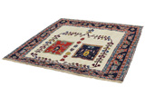 Kashkooli - Gabbeh Персийски връзван килим 197x180 - Снимка 2