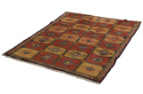 Gabbeh Персийски връзван килим 190x140 - Снимка 2