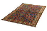 Gabbeh Персийски връзван килим 205x140 - Снимка 2