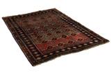 Lori - Bakhtiari Персийски връзван килим 212x145 - Снимка 1