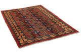 Gabbeh Персийски връзван килим 205x142 - Снимка 1