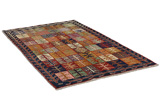 Gabbeh - Bakhtiari Персийски връзван килим 212x126 - Снимка 1