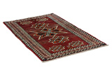 Gabbeh - Qashqai Персийски връзван килим 164x95 - Снимка 1