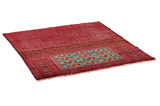 Yomut - Бухара Персийски връзван килим 136x127 - Снимка 1