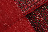 Yomut - Бухара Персийски връзван килим 125x135 - Снимка 6