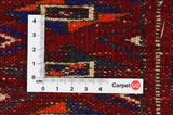 Yomut - Бухара Персийски връзван килим 125x126 - Снимка 4