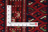 Yomut - Бухара Персийски връзван килим 121x118 - Снимка 4