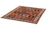 Bakhtiari - Qashqai Персийски връзван килим 201x167 - Снимка 2