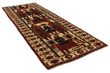 Bakhtiari - Qashqai Персийски връзван килим 430x150 - Снимка 1