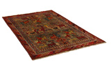 Afshar - Sirjan Персийски връзван килим 243x148 - Снимка 1