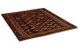 Lori - Qashqai Персийски връзван килим 193x156 - Снимка 1