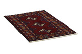 Бухара - Turkaman Персийски връзван килим 93x61 - Снимка 1