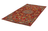 Farahan - Sarouk Персийски връзван килим 251x126 - Снимка 2