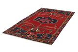 Lori - Bakhtiari Персийски връзван килим 265x143 - Снимка 2