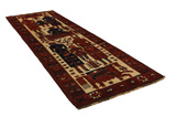Bakhtiari - Qashqai Персийски връзван килим 430x140 - Снимка 1