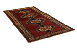 Yalameh - Qashqai Персийски връзван килим 275x140 - Снимка 1