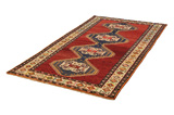 Yalameh - Qashqai Персийски връзван килим 275x140 - Снимка 2