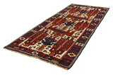 Bakhtiari - Qashqai Персийски връзван килим 406x157 - Снимка 2