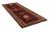 Bakhtiari - Qashqai Персийски връзван килим 398x145 - Снимка 1