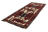 Bakhtiari - Qashqai Персийски връзван килим 425x146 - Снимка 2