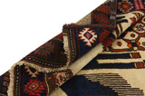 Bakhtiari - Qashqai Персийски връзван килим 423x135 - Снимка 5