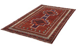 Afshar - Sirjan Персийски връзван килим 247x151 - Снимка 2